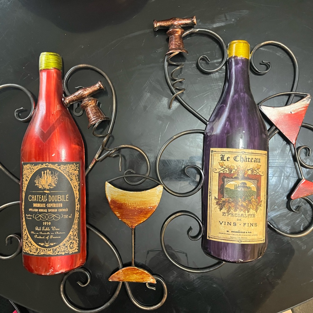 Decorative Wine Bottle Wall Art